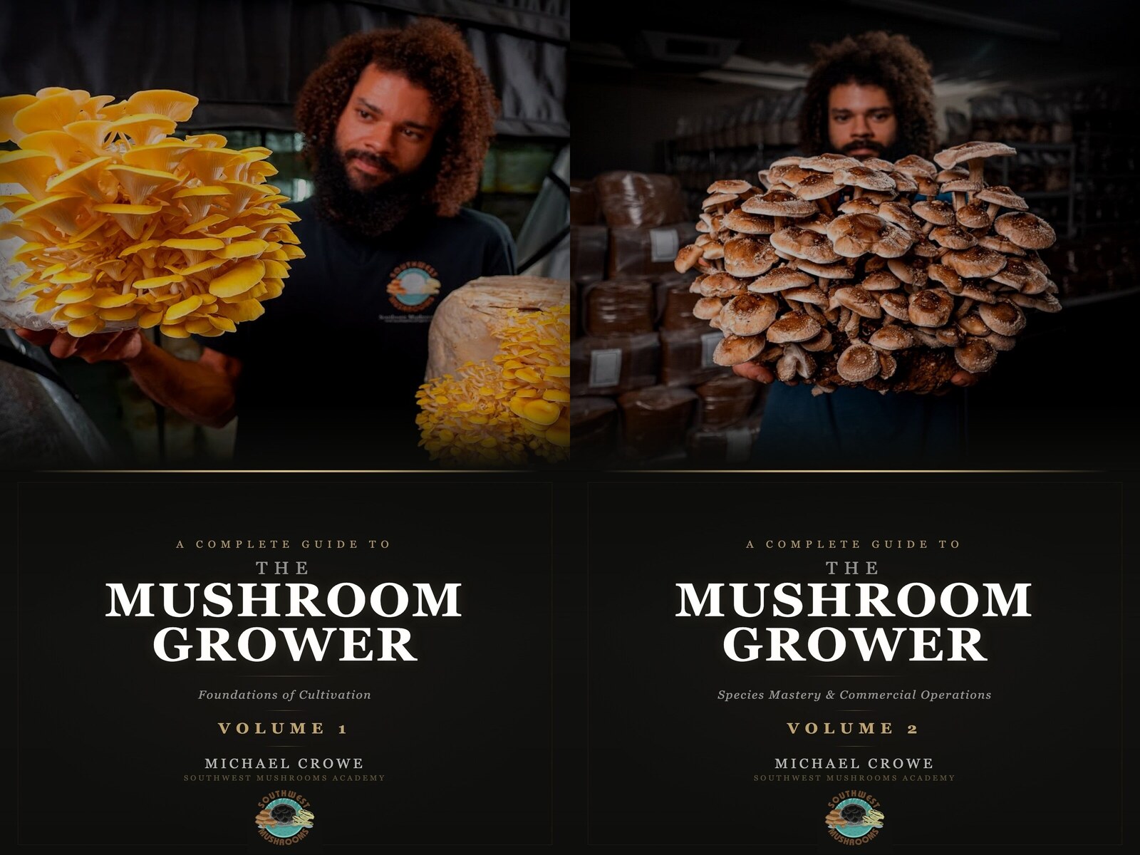 The Mushroom Grower Complete Digital Bundle — both volumes